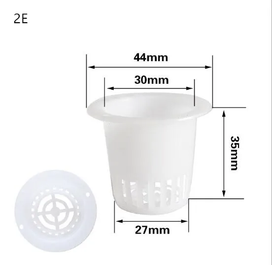 

Item 2E Garden Plastic Net Cups Pots , Set of 50