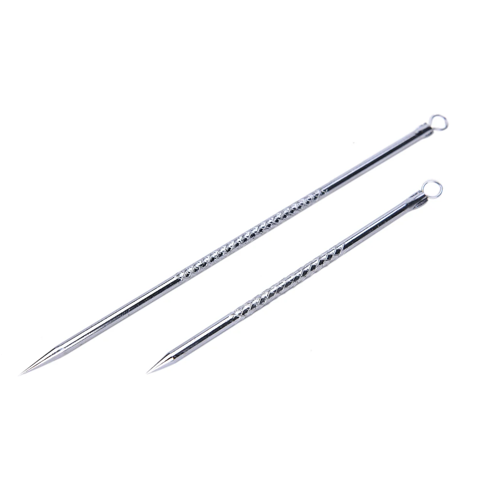 Blackhead Blemish Acne Pimple Extractor Remover Kit New 2Pcs Stainless Steel Face Skin Care Tool Cleanser Beauty Make Up Tools