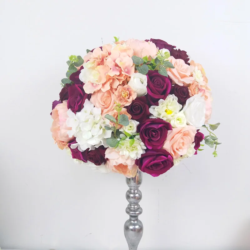 SPR заказной 3D цветок стены и стола центральный цветок шар искусственный цветок украшение для события