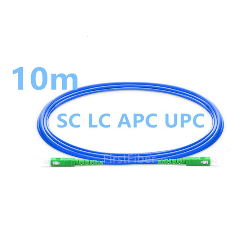 

10m SC LC APC UPC PC Armored Patch Cable Patch cord , jumper Simplex Single Mode PVC