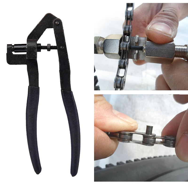 

Portable 45# Chain Device Motorcycle Bicycle Chain Installation Riveter Kits Motorbike Chain Demolition Maintenance Repair Tools