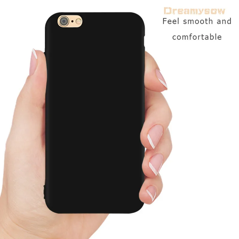 

Dreamysow Soft Matte TPU Case For iPhone 5 5S 5C SE 6 6S 6Plus 6SPlus 7 7Plus 8 8Plus X XR XSmax XS BACK COVER