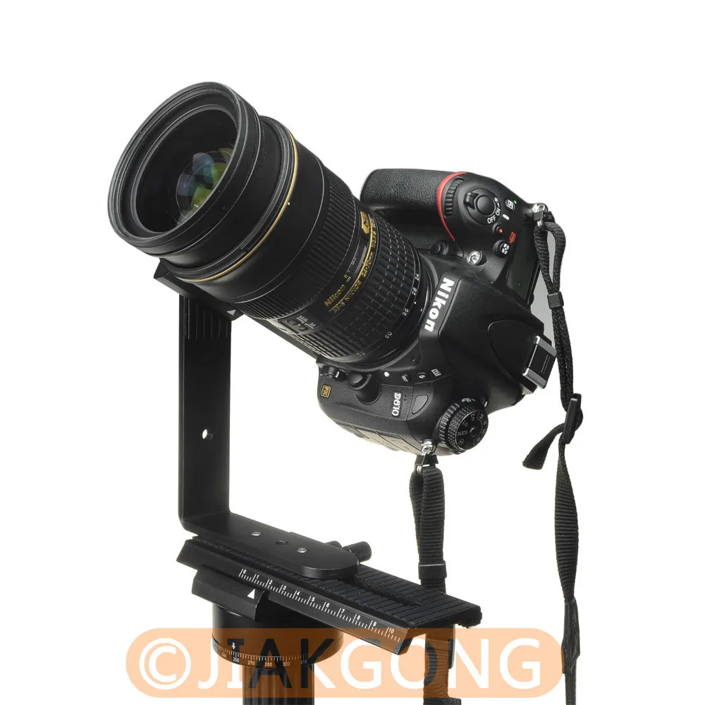 DSLRKIT 360 Degree Swivel Panoramic Indexing Rotator+ 2 Way Rail Slider+ L Bracket Kit