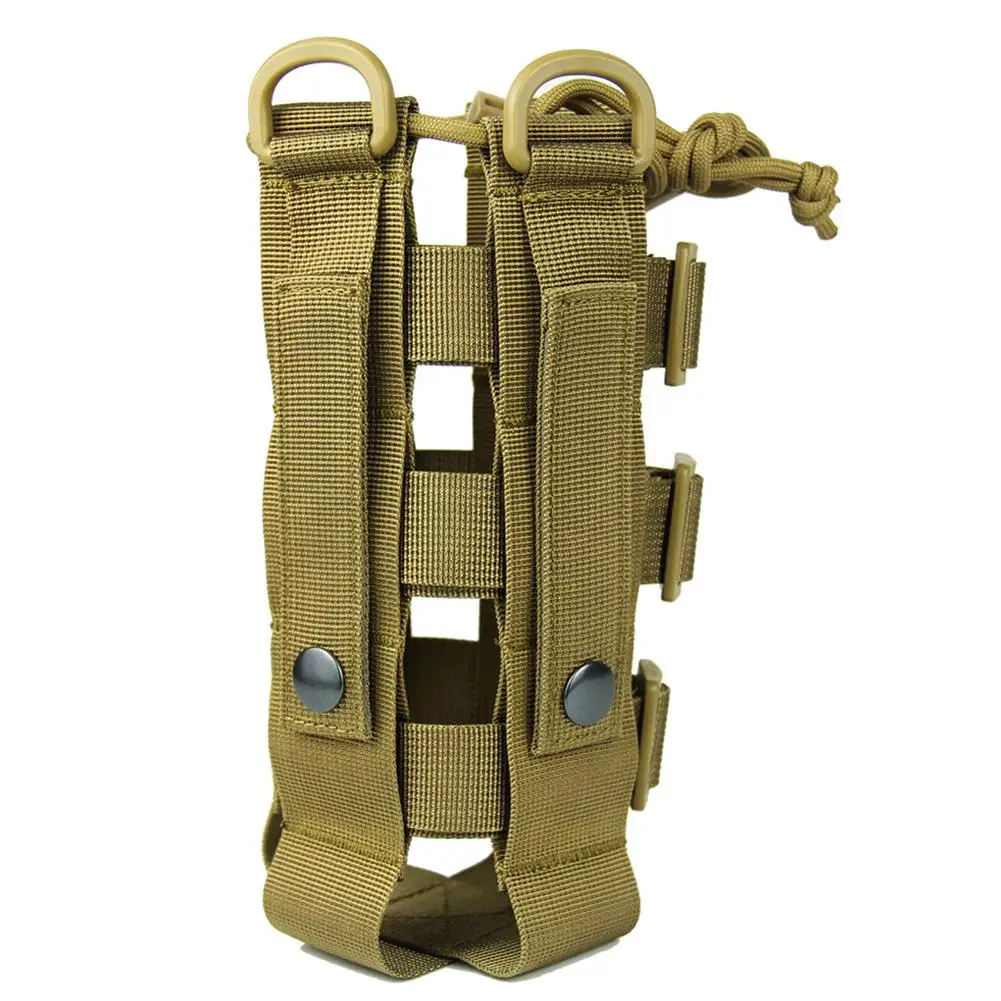 Для Molle открытый мешок бутылки воды Многофункциональный Туризм крышка чашки воды наружная Тактическая Военная облегченная модульная система переноски снаряжения бутылки воды сумка