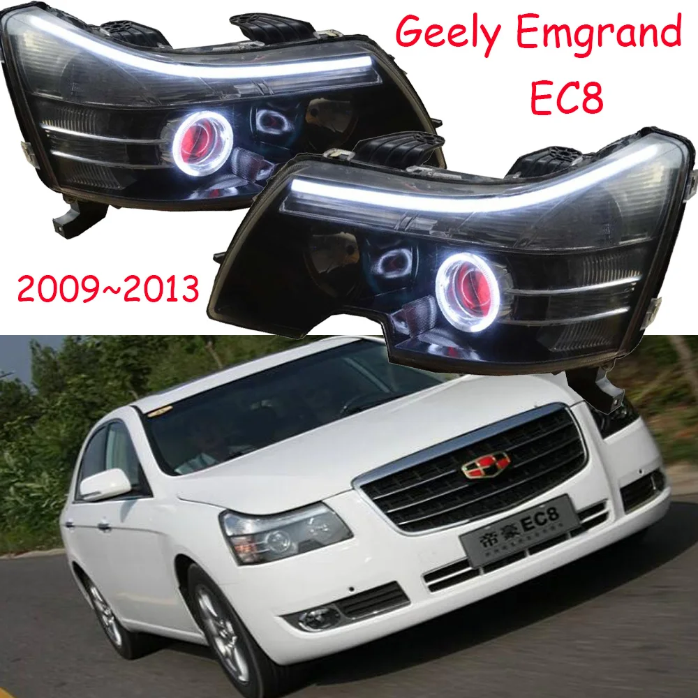 Автомобильный светодиодный налобный фонарь для Geely Emgrand EC8 фар EC 8 2011 ~ 2015 год DRL Bi
