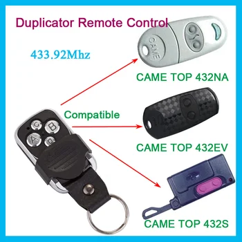 

Copy CAME TOP432NA 434NA Duplicator 433.92 mhz Remote Control Garage Door Gate Fob Remote Cloning 433mhz Transmitter