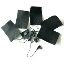 Портативный подогреватель грелки USB заряженный теплый паста колодки водостойкий углеродное волокно грелки для жилета куртки ткани поставки