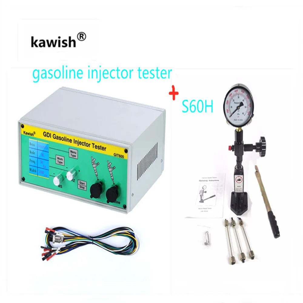 US $221.26 Latest GIT600S60H GDIFSI Gasoline Injector Tester Petrol Injector Tester Car Injector Tester