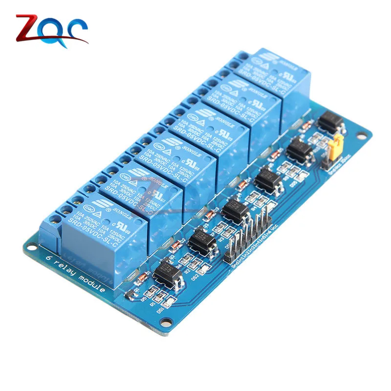 5V Optocoupler Module 1/2/4/6/8 Channel Relay Board LED For Arduino PiC ARM AVR 