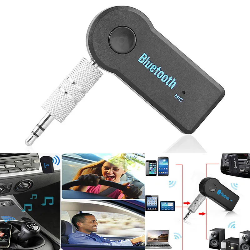  Trendy Wireless Bluetooth 3.5mm AUX Audio Stereo Music Home Car Receiver Adapter 