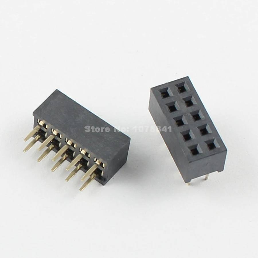 20 штук 2 мм 0 Шаг 2x5 Pin 10 Женский двойной прямой ряд штыревой разъем полосы |