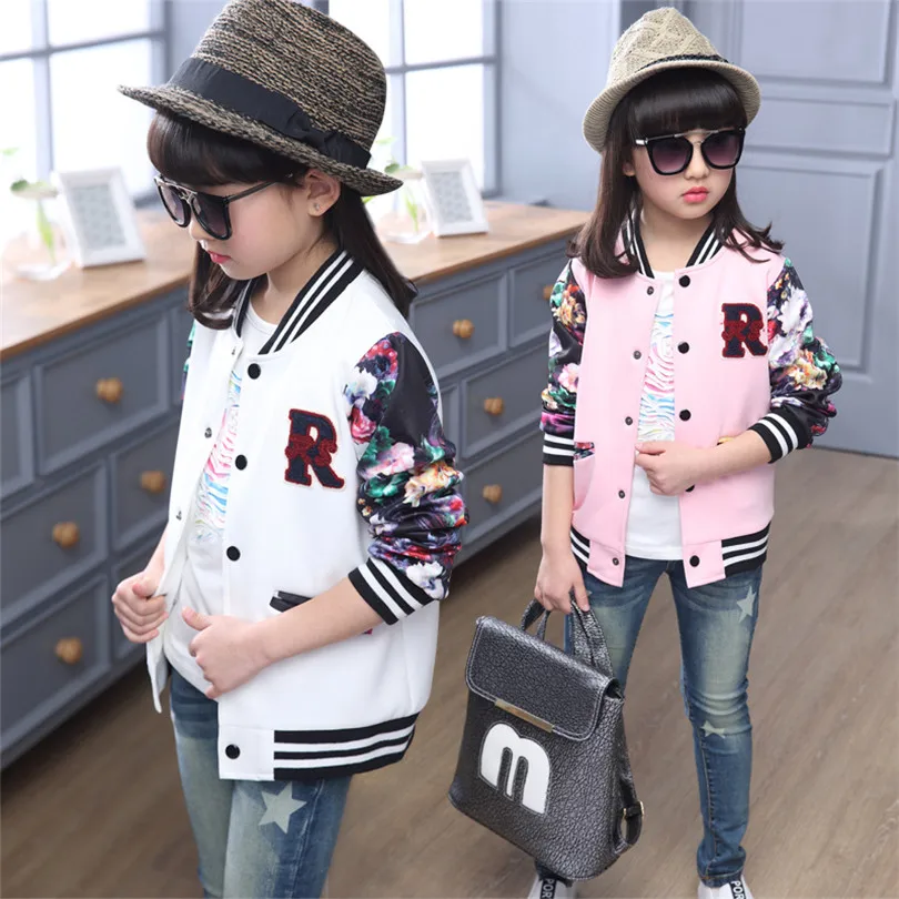 Buy Fashion Girl Jacket/Coat 2017 New Arrival Outdoor Jacket Child Little Girl