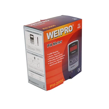 

WEIPRO PH 2000 Sea fish tank PH-2000 PH monitor test kit PH digital tester water test aquarium fresh marine fish tank 110v~240v