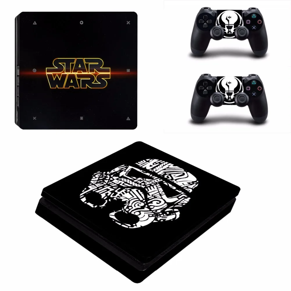 Star Wars battleпередний PS4 тонкий стикер кожи для sony playstation 4 консоль и контроллер для Dualshock 4 PS4 тонкий стикер наклейка