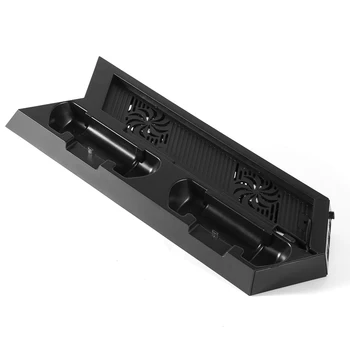 

Multi-functional Stand Charger Vertical Stand With Cooling Fan Dual Controller Charger with 2HUB+1USB for Playstation 4 Console