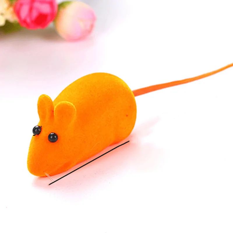 1PCS Rabbit Fur False Mouse Pet Cat Toys Mini Funny Playing Toys For Cats Kitten