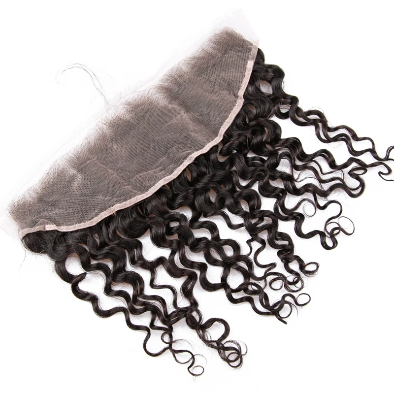 Hot Beauty Hair Lace Frontal Water Wave 413 Lace Frontal Brazilian Remy Human Hair 10-20 Inch Frontal (14)