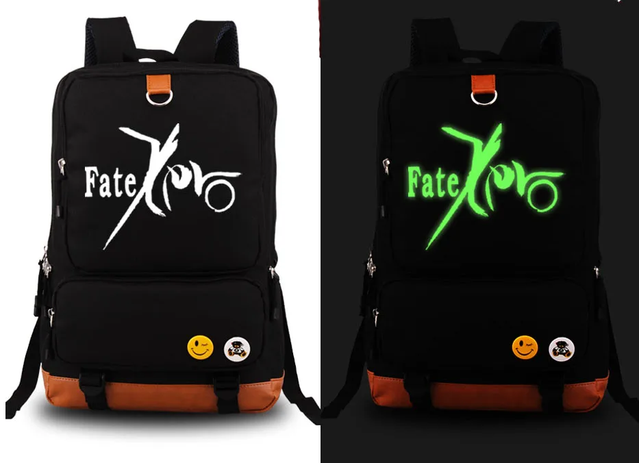 

New Fate zero Unlimited Blade Works Cosplay Backpack Anime Fate stay night Canvas Student Luminous Schoolbag Unisex Travel Bags