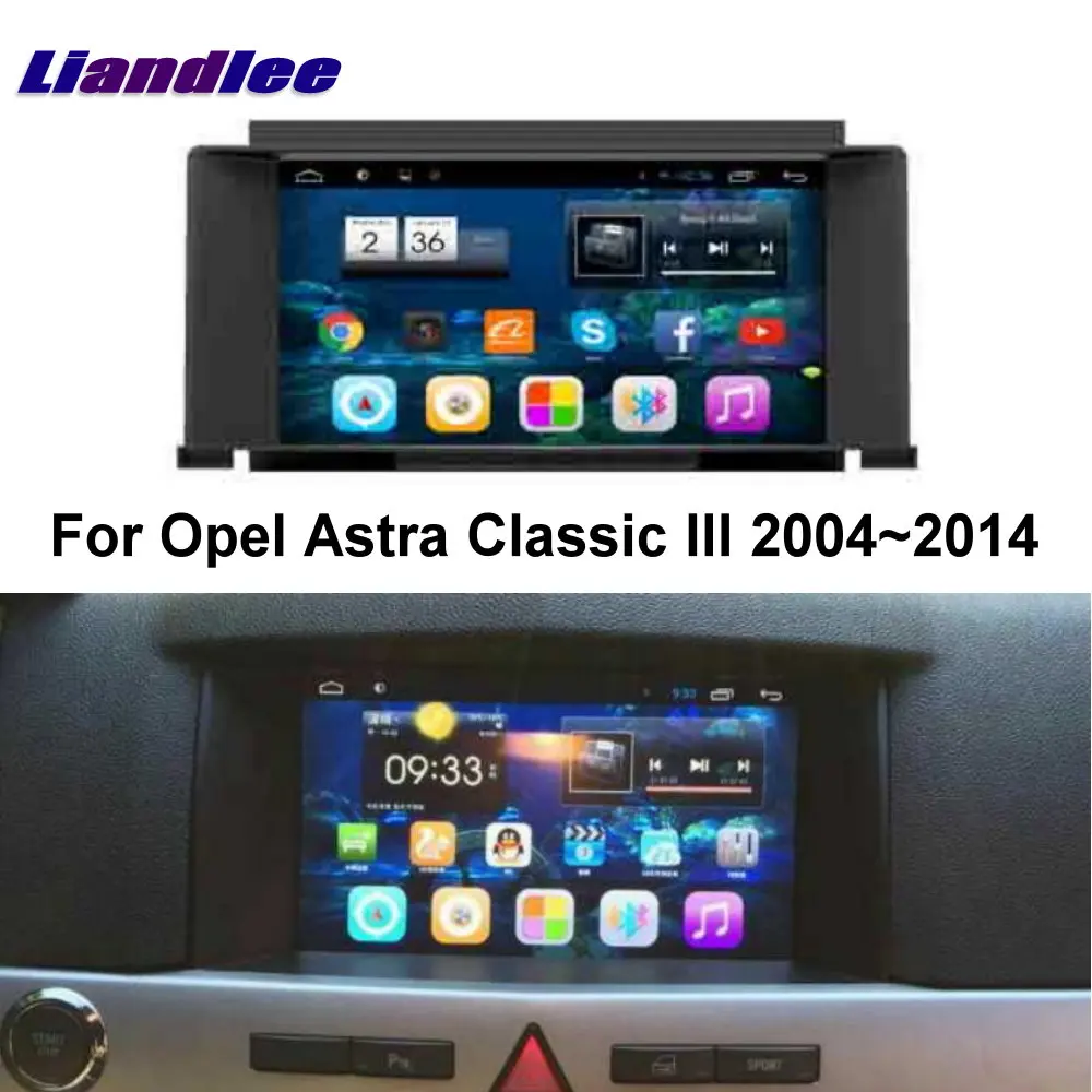 Liandlee для Opel Astra Classic III 2004~ Автомобильный Android радио плеер gps NAVI карты HD сенсорный экран ТВ Мультимедиа без CD DVD