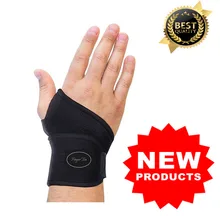 手首のサポートブレースアームプロテクタースポーツブレースストラップベルト 1 Pc リストバンド手調節可能な手根管左手右手(China)