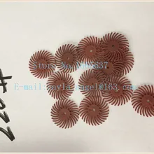 Горячая Распродажа Красный цвет зернистость 220#" инструменты для полировки ювелирных изделий 3M щетки радиальные диски 1000 шт./лот