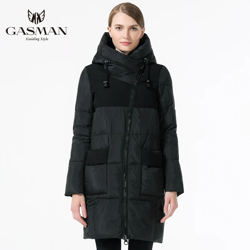GASMAN Slim Women Coat Winter 2018 Womens Jackets And Parka Down New Winter Collection Hooded Warm Windproof Jacket Women's