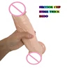Flesh Color Super Huge Diameter 6cm Dildo Realistic Big Glans Scrotum Dick Suction Cup Adult Woman Sex Toy Anal Dildo Gay Dong ► Photo 1/6