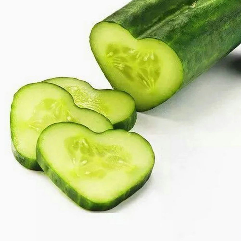 Heart Shaped Fruit Tool Plant Pressure Resistance Shaping Non Toxic Vegetables Cucumber Mold Clear Garden Kitchen Growth Forming