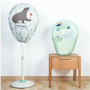 Красочная печать мультфильм вентиляторы крышка сумка для хранения для дома напольный Электрический пылезащищенный вентилятор защита украшения FC108 - изображение