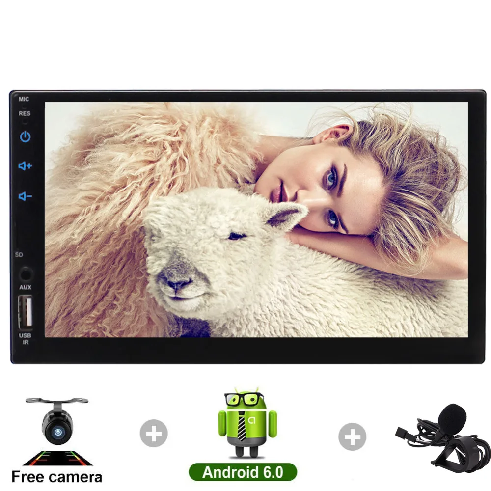 Тахограф Bluetooth AM FM RDS USB цветные кнопки внешний микрофон и камера заднего вида