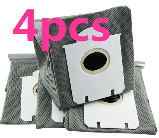 4Pcs/Lot Vacuum Cleaner Dust Bag Filter Paper Bag For Philips FC8202