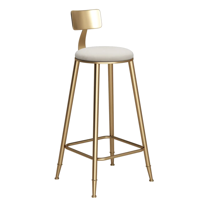 Скандинавский стиль Железный арт барный стул креативный многофункциональный коммерческий высокий стул со спинкой и подставкой для ног безопасный стул для кафе