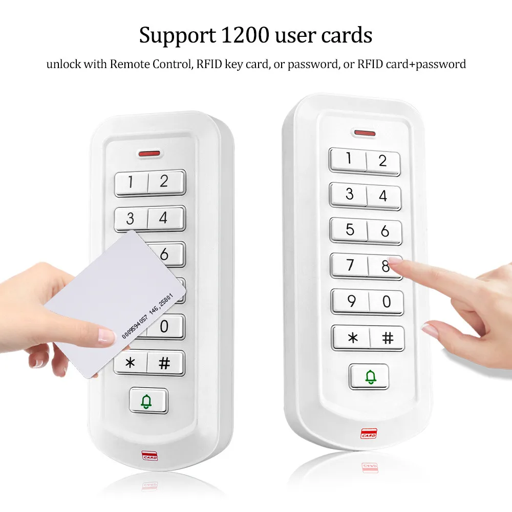 2 4 г беспроводной управление доступом комплект клавиатура Считывателя RFID
