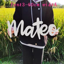 Пользовательские детские индивидуальные, деревянные вывески, настенные декор, Деревянные Настенные буквы, настольные буквы, Свадебный декор