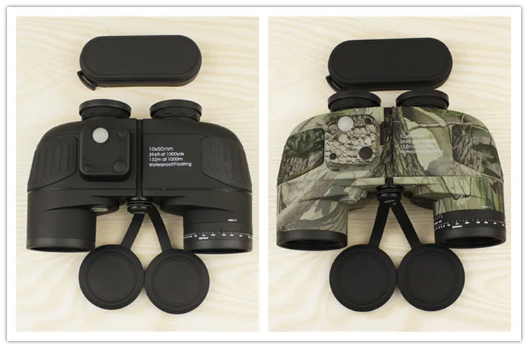 High quality 10x50 waterproof russian font b binoculars b font with digital compass Power LLL vision
