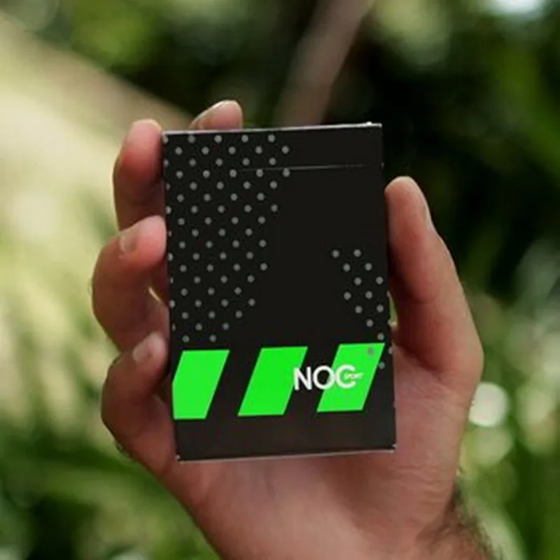 Спортивные игральные карты NOC 1 шт. розовый или зеленый цвет покерные с синей