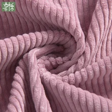 Простые хлопковые вельветовые брюки из хлопчатобумажной ткани с эластичным тканым низом