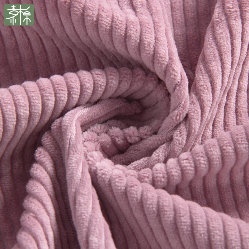 

Plain Cotton Corduroy All Cotton Fabric Elastic Woven Bottom Trousers