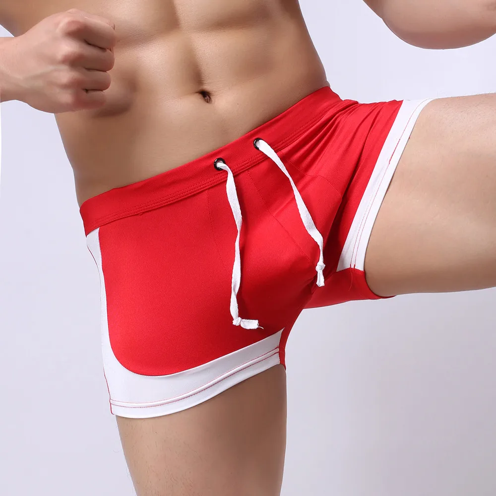 Сексуальные мужские трусы-боксеры для плавания ming swim Shorts плавки дышащие мужские купальные костюмы Пляжная доска для отдыха короткие нижние трусы# A