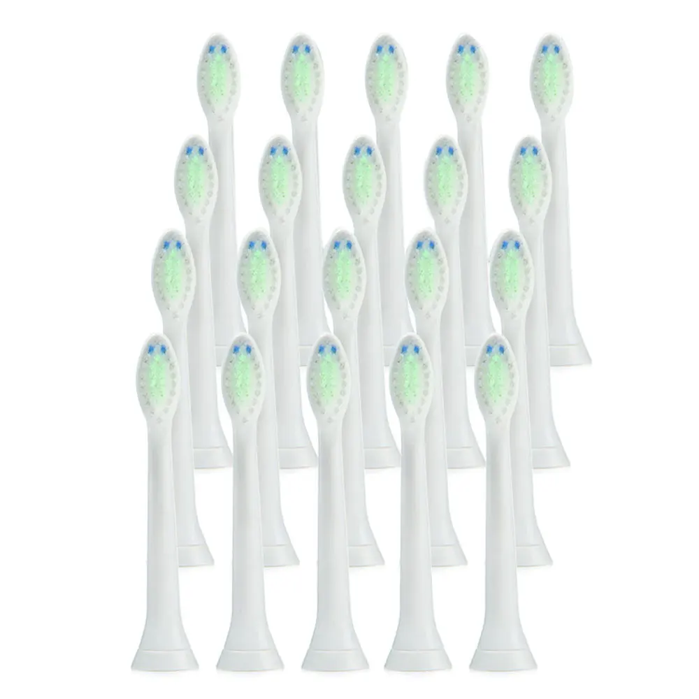 

HX6064 20pcs Replacement Brush Heads For Electric Toothbrush Soft And Tippy Extending Into The Depths Of Teeth Effectively Clean