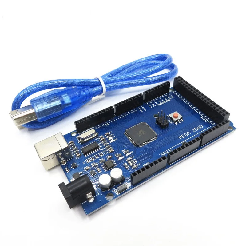 

1set Mega 2560 R3 Mega2560 REV3 ATmega2560-16AU Board + USB Cable Compatible For Arduino