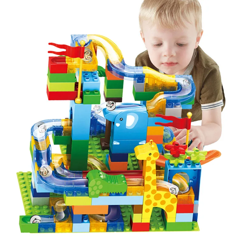 

DIY House Roof Big Particle Building Blocks Castle Educational Toy for Children Compatible LegoINGlys Duplo Slide Christmas