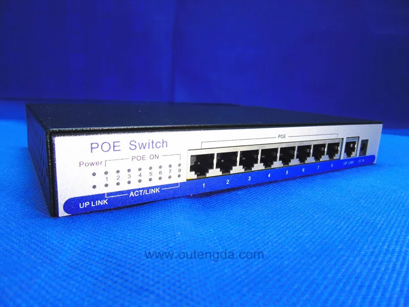 Стандартный IEEE802.3af 8 poe коммутатор 9 портов rj45 48 В для poe беспроводной AP/poe ip-камеры и т. д