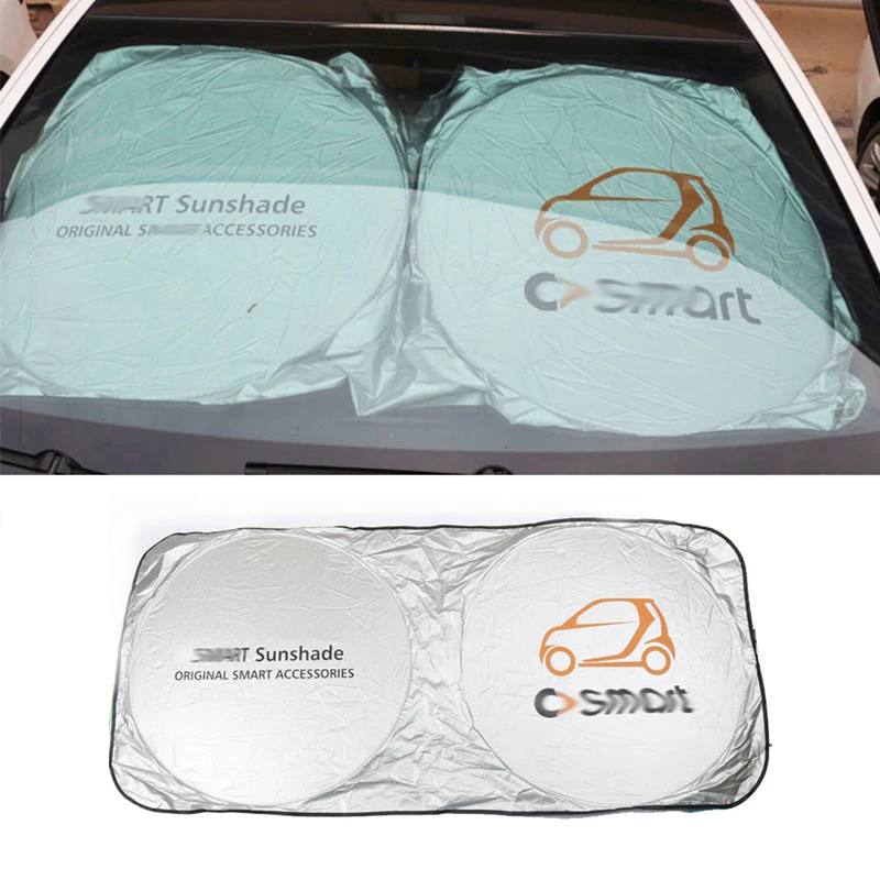 

Car Sun Shade for Mercedes Benz Smart Forfour Fortwo Front Rear Window Sunshade Windshield Sun Screening Cover UV Protection