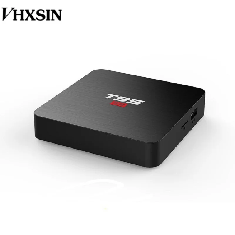 VHXSIN 5 шт./лот T95 S2 Amlogic S905W 1 ГБ/2 ГБ DDR3 8 ГБ/16 Гб ROM Android 7 ТВ приставка с четырехъядерным