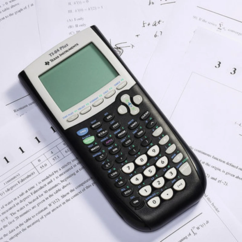 2018 جديد تكساس إنسترومنتس Ti-84 زائد الرسوم البيانية حاسبة أعلى الأزياء البلاستيك البطارية Calculatrice Led حاسبة