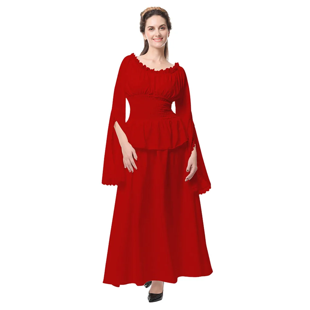 Women's Fashion summer women dress 2019 maxi dress long sleeve casual dress summer Solid color dress woman party night plus size Women's Fashion summer women dress 2019 maxi dress long sleeve casual dress summer Solid color dress woman party night plus size