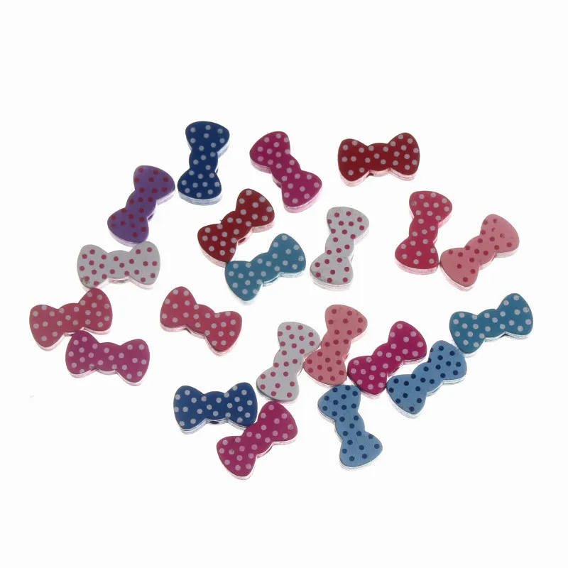 

2016 Selling! Wooden Beads 30pcs Lovely Tie Spacer Beading 21x11mm Diy Bracelets Wood Spacer Beads