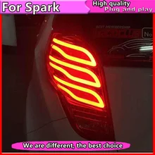Автомобильный Стайлинг задний фонарь для Chevrolet Spark задний светильник s 2010- Spark светодиодный задний светильник DRL+ тормоз+ Парк+ сигнал