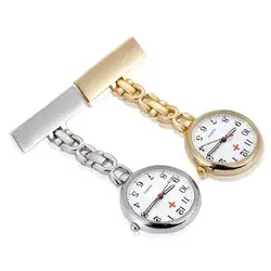 Стильный Кристалл клип на карманные часы арабские цифры Кварцевые Брошь спецодежда медицинская доктор кормящих цепи кулон Fob часы